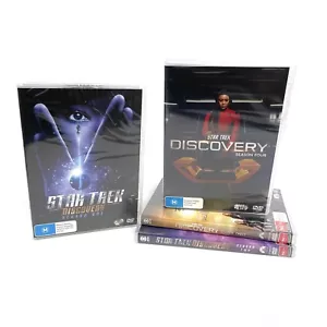 Star Trek Discovery Series Season 1 - 4 DVD 18 Disc Set PAL Region 4 New Sealed - Picture 1 of 6