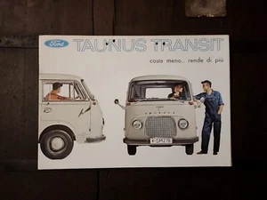 Ford Taunus Transit Camioneta Autobus Autocarro ECC Brochure Original - Imagen 1 de 6