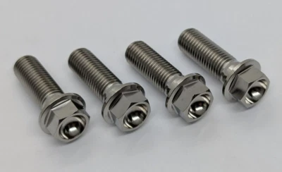 Yamaha XJR1300 1300sp Titanium front brake caliper bolt kit Ti mounts 1200 1300 - Image 1 of 4