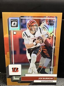 2022 Donruss Optic Joe Burrow Orange Prizm /199