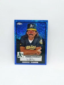 Dennis Eckersley /199 - 2021 Topps Chrome Platinum Anniversary Blue Diamonds - Bild 1 von 2