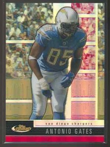 Antonio Gates 2008 Topps Finest Red Refractor 7/25