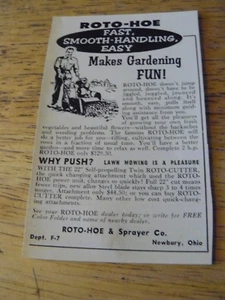 THE FARM TRIMESTRAL-PRIMAVERA 1957-AD- ROTO-HOE Garden & SPRAYER Co/Newbury, OHIO - Imagen 1 de 1