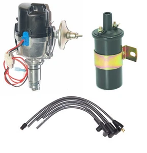 Electronic Distributor replaces DM2 25D Positive Earth + Coil + Leads UK Stock - Picture 1 of 1