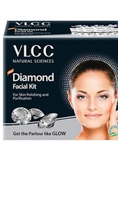 VLCC Diamond Facial Kit 60g |Purifying with Parlour Glow - Picture 1 of 6
