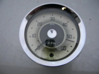 ОРИГИНАЛЬНЫЙ ТАХОМЕТР AUSTIN HEALEY 3000 SMITHS BN7 BT7 BJ7 GOLD FACE 5250 REDLINE - Изображение 1 из 4