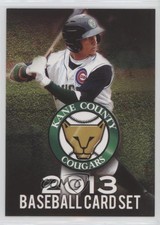 2013 Grandstand Kane County Cougars Kane County Cougars Header Card