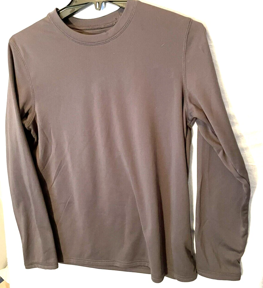 Zero Xposur ZX Shirt Boys SZ LARGE (14-16)  Dri Tech Long Sleeve Shirt Gray   - Image 1 of 4