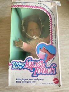 Muñeca bebé Mattel Living Baby Love 'n Touch #3889 - vintage (1980) - en caja - Imagen 1 de 10