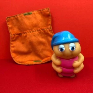 Vintage Glo Friends Glo Snugbug & Sleeping Bag Playskool Toy Figure 1980s - Picture 1 of 4