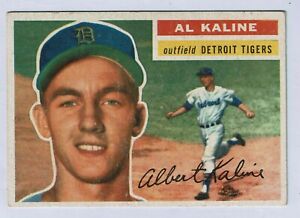 1956 topps # 20 baseball card AL KALINE EX+++