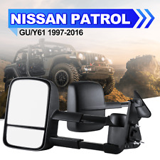 Extendable Towing Mirrors Side View for Nissan Patrol GU/Y61 1997-2016 LH+RH
