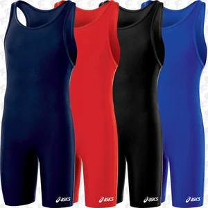 Wrestling Singlet Genuine Asics JT200 Adult Men or Youth, Boys, NEW, All Sizes - Picture 1 of 7