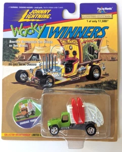 Johnny Lightning Wacky Winners Limited Garbage Truck Green 1/64 1996 Tom Daniel - Picture 1 of 2