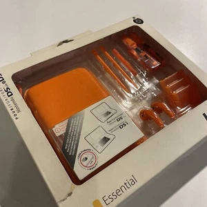 NEUF NEW pochette stylet écouteurs orange nintendo DS lite DSI 3DS - Photo 1/3