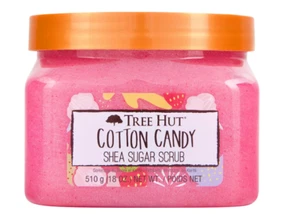 Tree Hut Cotton Candy Shea Zucker Peeling & feuchtigkeitsspendendes Körperpeeling, 18 Unzen. - Bild 1 von 9