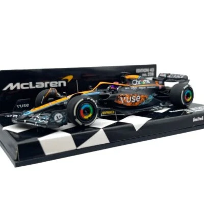 Modellino F1 Minichamps 1/43 McLaren MCL36 Abu Dhabi GP 2022 #3 D. Ricciardo - Immagine 1 di 4