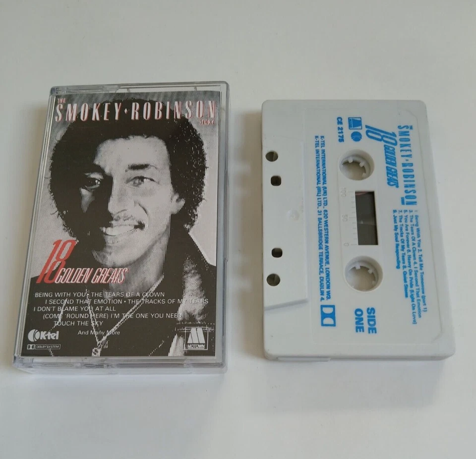 THE SMOKEY ROBINSON STORY 18 GOLDEN GREATS CASSETTE TAPE BEST OF MOTOWN 1983 - Image 1 of 1