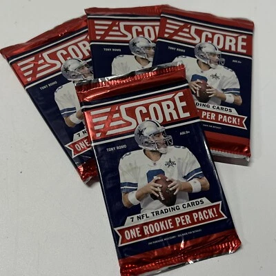 4 SEALED! NEW 2011 Score Football Foil Pack Lot New Foil Packs 🔥Rookies🔥 - Image 1 of 3
