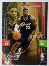 2009-10 Panini Adrenalyn XL Lebron James, Cleveland Cavs, Lakers