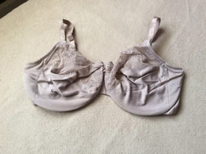 GLAMORISE BBW sz 48G Taupe Elegance Embroidered Wonderwire Bra Style 9075 Nwot - Picture 1 of 6