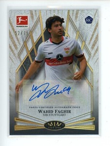 2021-22 Topps Tier One Bundesliga WAHID FAGHIR #WF Rookie Young Gold Auto /75