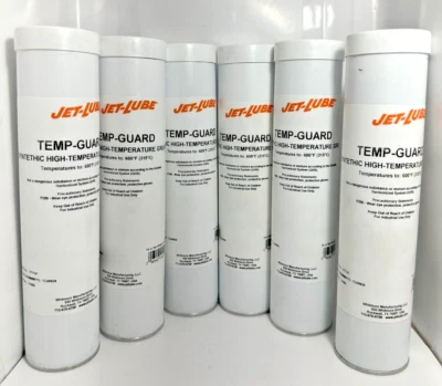 6-Pack Jet-Lube Temp-Guard 31850 Synthetic High-Temp Grease LOWEST $$ ON THE WEB - Image 1 of 4