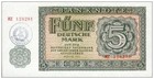 MILITÄRGELD - 5 Mark der DDR, Ro. 375 a ( Serie HZ ) UNC, 1955 ( 1980 ) !