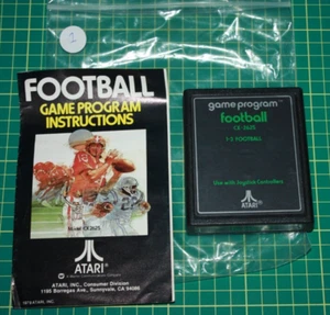 Atari 2600 Game Cart and Manual: Football #1 - Picture 1 of 4