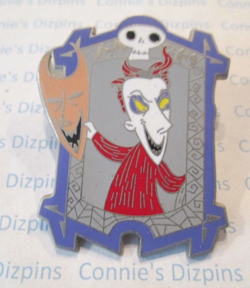 Pin Disney Lock com MÁSCARA DO DIABO e CAVEIRA BRANCA - 2008 NBC COLEÇÃO MISTÉRIO HM - Imagem 1 de 1