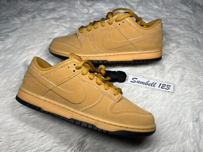 Nike Dunk низкий ретро SE пшеничной резинки желтый черный коричневый желтовато-коричневый SB HQ1932-700 мужчин 14 - Изображение 1 из 4