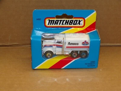 VINTAGE MATCHBOX SUPERFAST MB5 PETERBILT TANKER - AMOCO - MINT IN OPEN BOX ! - Image 1 of 4
