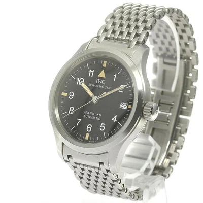IWC SCHAFFHAUSEN FLIEGERUHR MARK XII IW324102 36mm SS schwarzes Zifferblatt #C173 - Bild 1 von 4