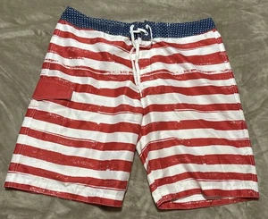 OLD NAVY  Men's Sz XL AMERICAN FLAG   BOARD SHORTS Beach Shorts - Picture 1 of 6