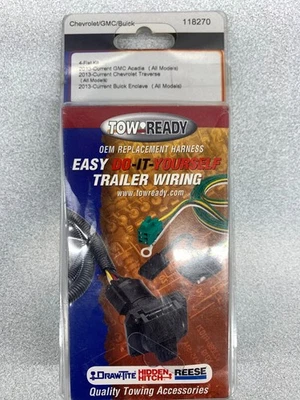 Tekonsha 118270 Trailer Tow Harness For Select 13-17 Buick Chevrolet GMC Models - Image 1 of 2