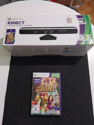 SENSORE KINECT MICROSOFT XBOX 360 XBOX360 PAL MULTI USATO CON GIOCO - Immagine 1 di 4
