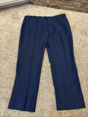 GIORGIO FIORELLI HOMBRE 46L (44x32) TRAJE PANTALÓN PLISADO DOBLADILLO PRECIO DE VENTA SUGERIDO POR EL FABRICANTE $90 AJUSTE MODERNO Foto 1 de 4