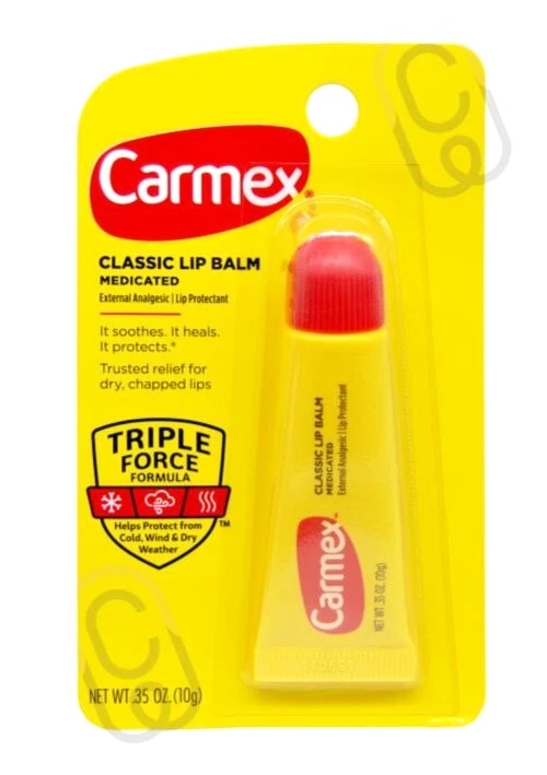 Carmex Classic Lip Balm (TRIPLE FORCE), Moisturizes and Soothes Dry, Chapped Lip - Image 1 of 1