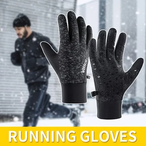 Guantes para correr de invierno con pantalla táctil antideslizantes cálidos térmicos forros de guantes hombres mujeres - Imagen 1 de 15
