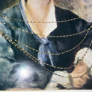 New 18K Five Chain Laser Cut Necklace - Picture 1 of 5