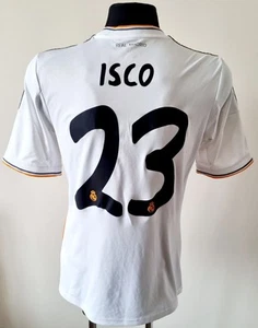 Real Madrid 2013 - 2014 Heim Fußball Adidas Trikot #23 Isco Größe Medium - Bild 1 von 14