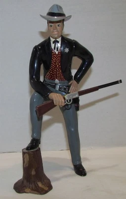 Original Pyro Hugh O'Brian TV's Wyatt Earp US Marshall Built Up - Image 1 of 3
