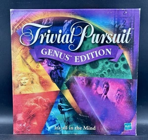 Trivial Pursuit Genus Edition Board Game Trivia 2001 Parker Complete - Picture 1 of 19