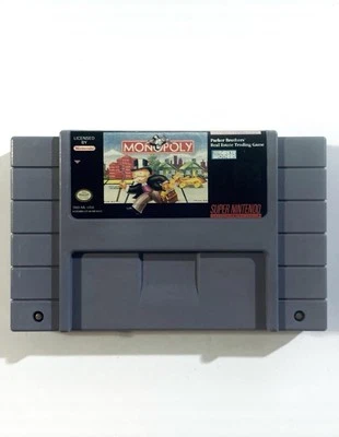 Monopoly (Super Nintendo, 1991) SNES Cartridge Only - Image 1 of 2