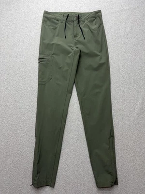 Patagonia Hiking Pants Womens 2 Green Stretch Zip Ankle Trail Outdoor Zip Pocket - Image 1 of 4