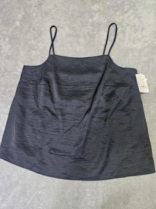 Camicia donna Auden in seta nera taglia small nuova - Foto 1 di 2