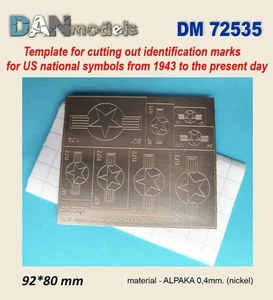 Dan Models 72535 US national symbols from 1943 to the present day 92*80mm 1/72 - Picture 1 of 2