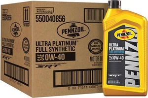 Pennzoil Ultra Platinum Full Synthetic 0W-40 Motor Oil, 1 Quart (6 1 - Picture 1 of 7