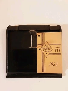 Vintage Ever Ready Plastic Calendar Holder Style 717 - Picture 1 of 6