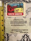 Baxter Lane Vintage 1950’s Decal Water Transfer Sticker South Dakota Vibrant